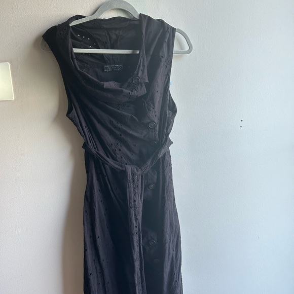 All Saints Cowl Neck "Nanette" Dress - Picture 3 of 5